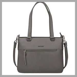 Travelon‎ Anti-Theft Travel Addison Bag Tote Gray 5-Point Anti-Theft Protection
